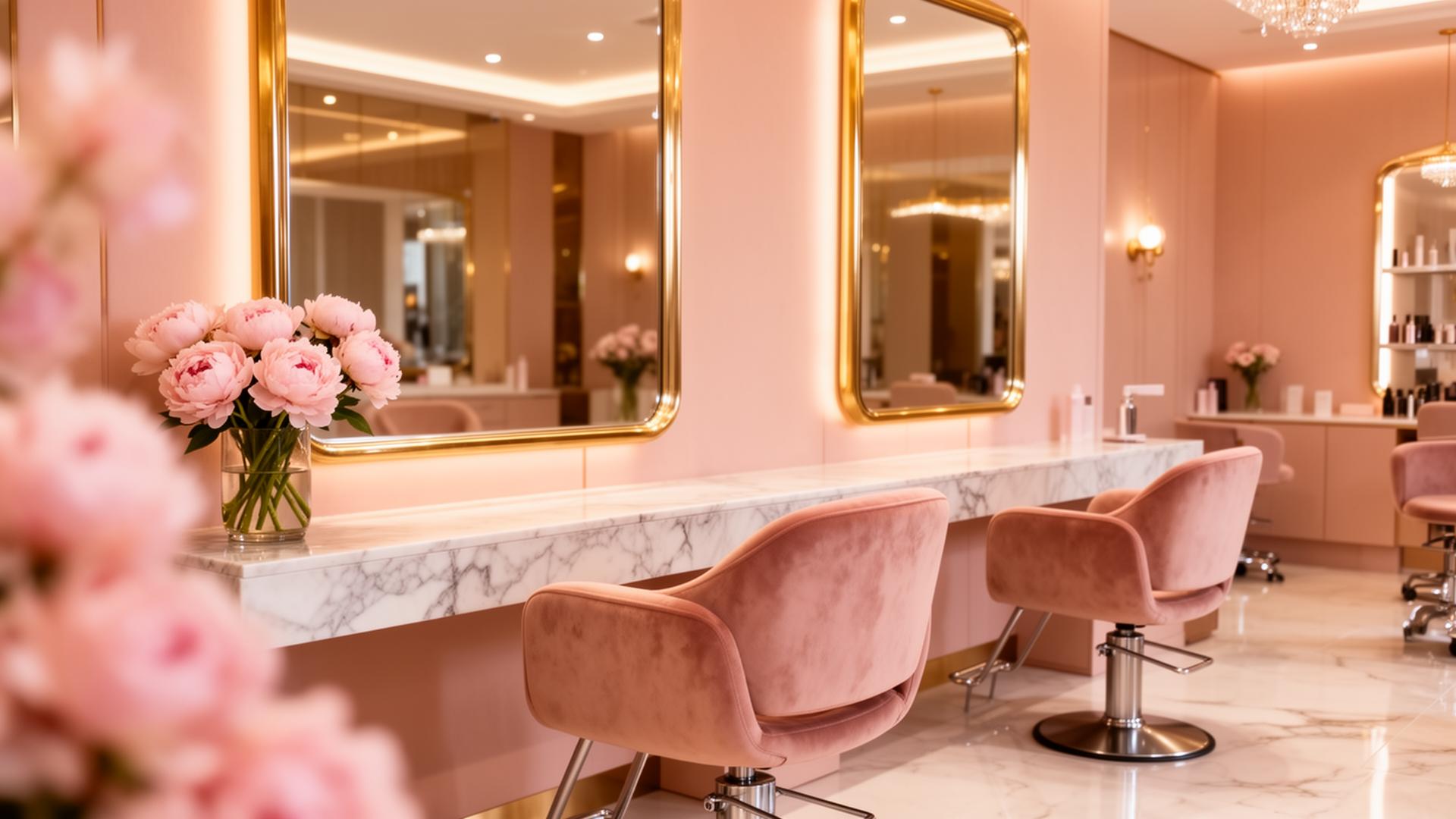 Ginna Hair & Beauty luxury salon interior
